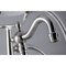 Kingston Brass CC6013T8 Clawfoot Tub Faucet with Hand Shower, Brushed Nickel CC6013T8 - alternate 5